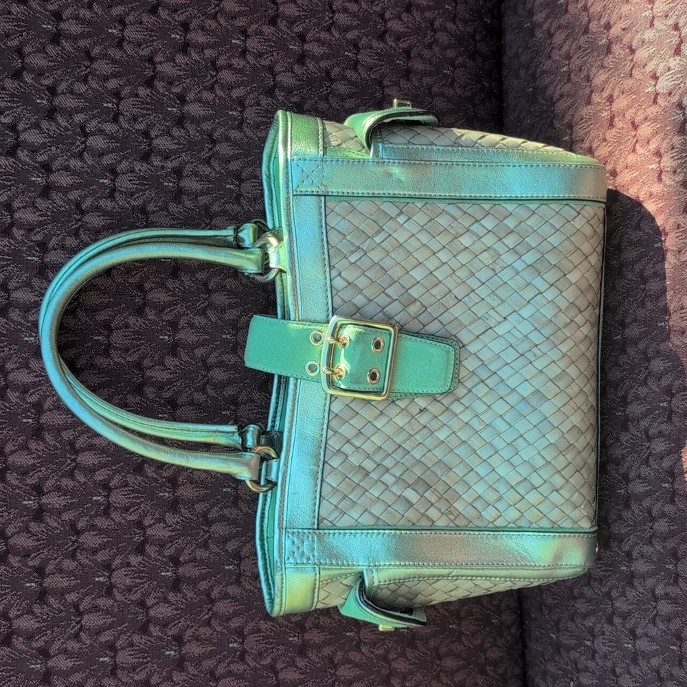 Coach straw purse